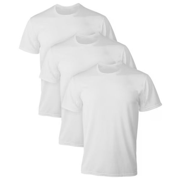 3-Pack Hanes X-Temp Men's All Day Breathable Mesh Crewneck Undershirt