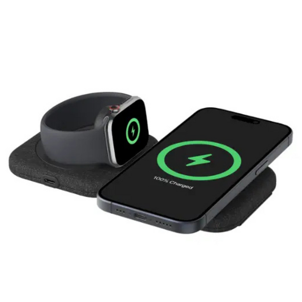 Belkin 2-In-1 Travel Pad 15W Foldable Qi2 Wireless Charging Station