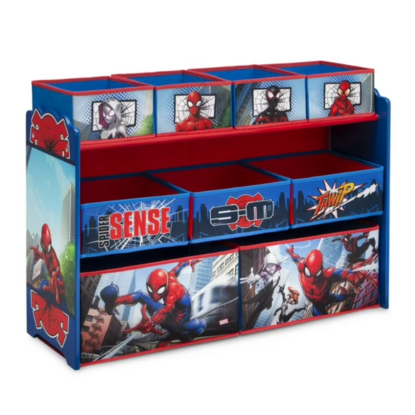 Marvel Spider-Man Deluxe 9 Bin Design And Store Toy