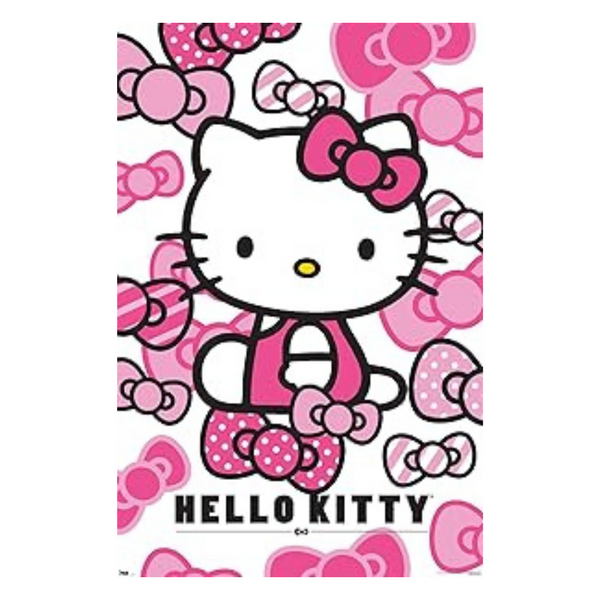 Trends International 22.375" x 34" Hello Kitty Bows Wall Poster