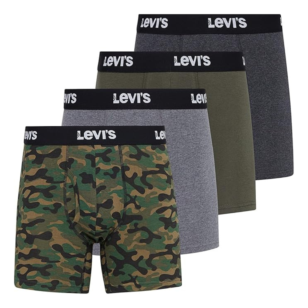 4-Pack Levi's Men's Breathable Stretch Boxer Briefs