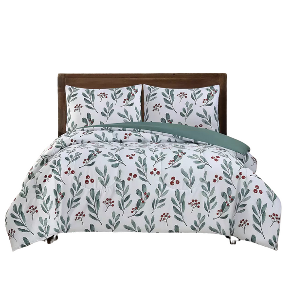 Hudson & Main Wintertime Print Comforter Set With Shams