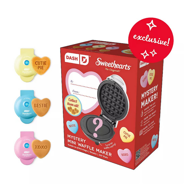 Dash x Sweethearts Mystery Mini Waffle Maker