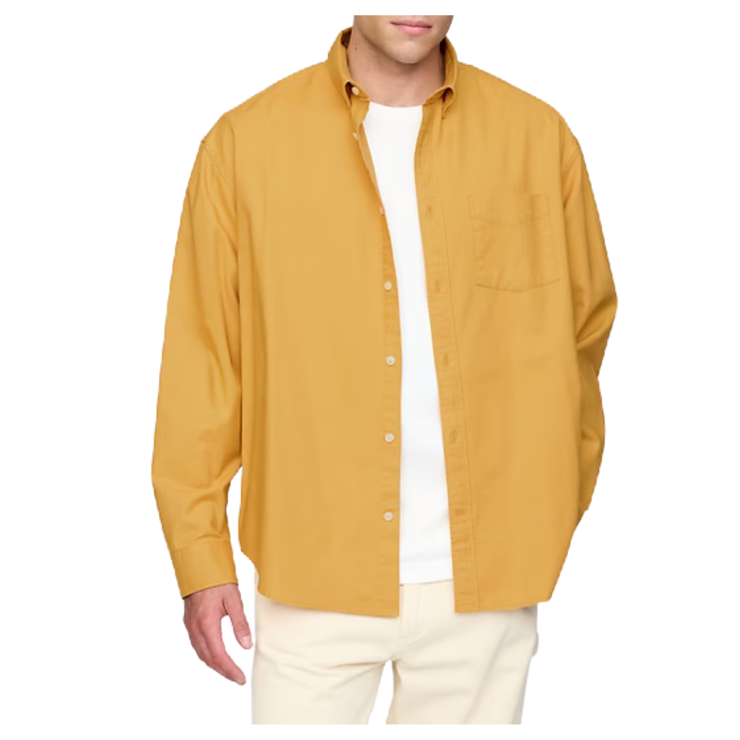 Gap Men's Oxford Big Shirt (Honey)