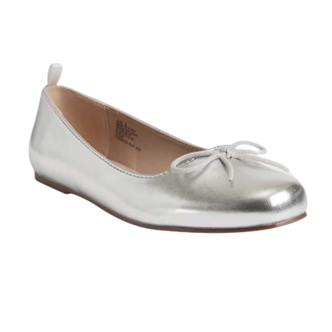 GAP Women's Ballet Flats (Silver)