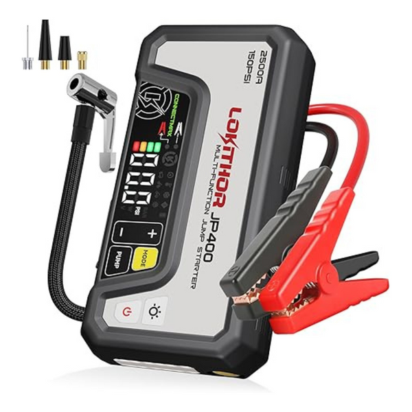 Lokithor JP400 Jump Starter With Air Compressor