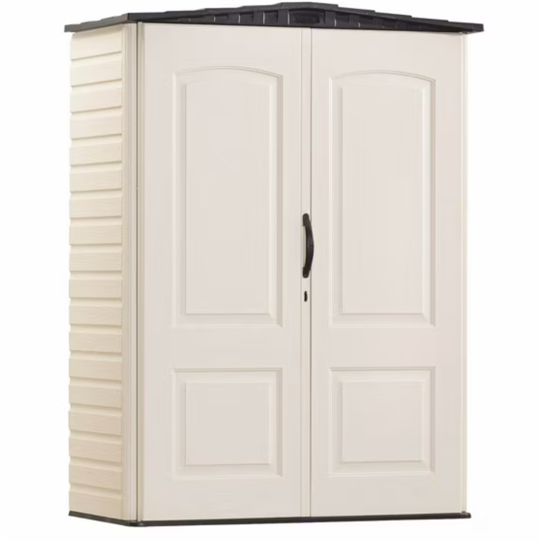 Rubbermaid Resin Weather Resistant Outdoor Storage Shed (4'5" x 2'3")