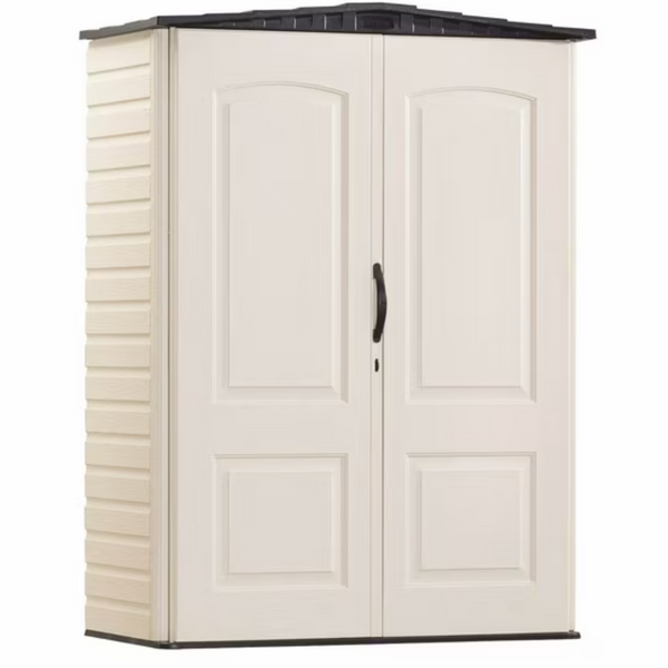 Rubbermaid Resin Weather Resistant Outdoor Storage Shed (4'5" x 2'3")