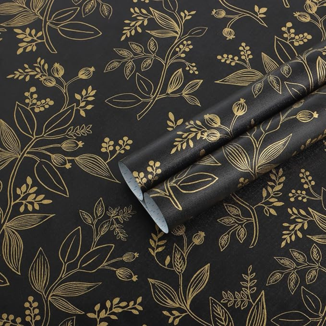 Modern Floral Removable Peel and Stick Wallpaper (17.3" x 78.7")