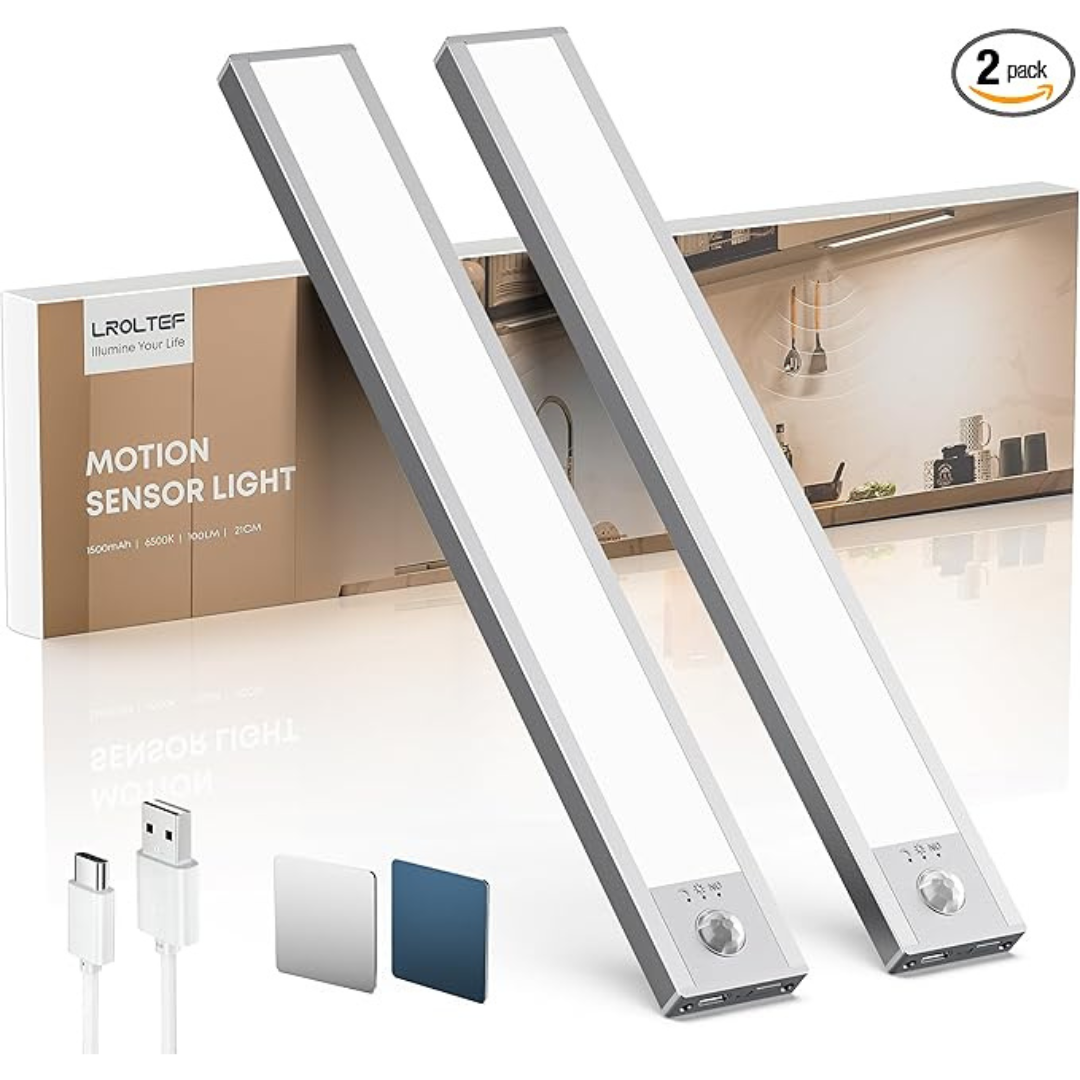 2 Pack Magnetic Dimmable Closet Lights