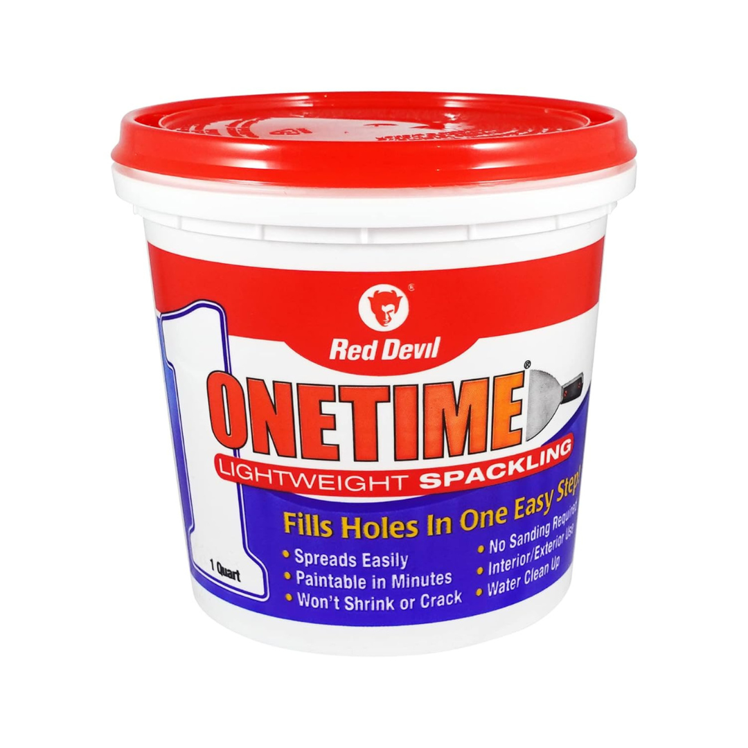 1-Qt Red Devil 0544 ONETIME Lightweight Spackling