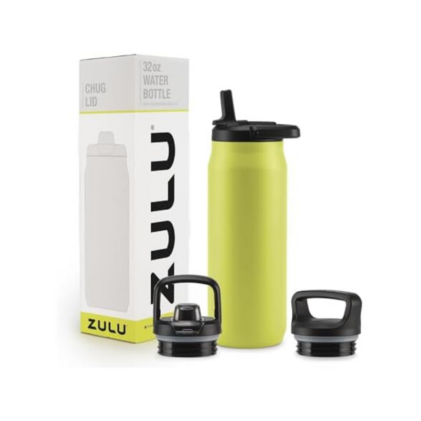 Zulu Base 32oz Stainless Steel Vacuum Insulated Water Bottle (3 Colors)