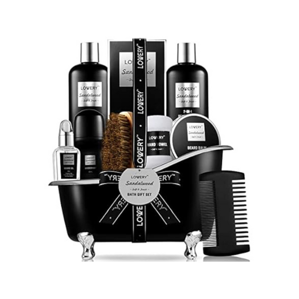 Lovery Men's Bath And Beard Grooming Kit