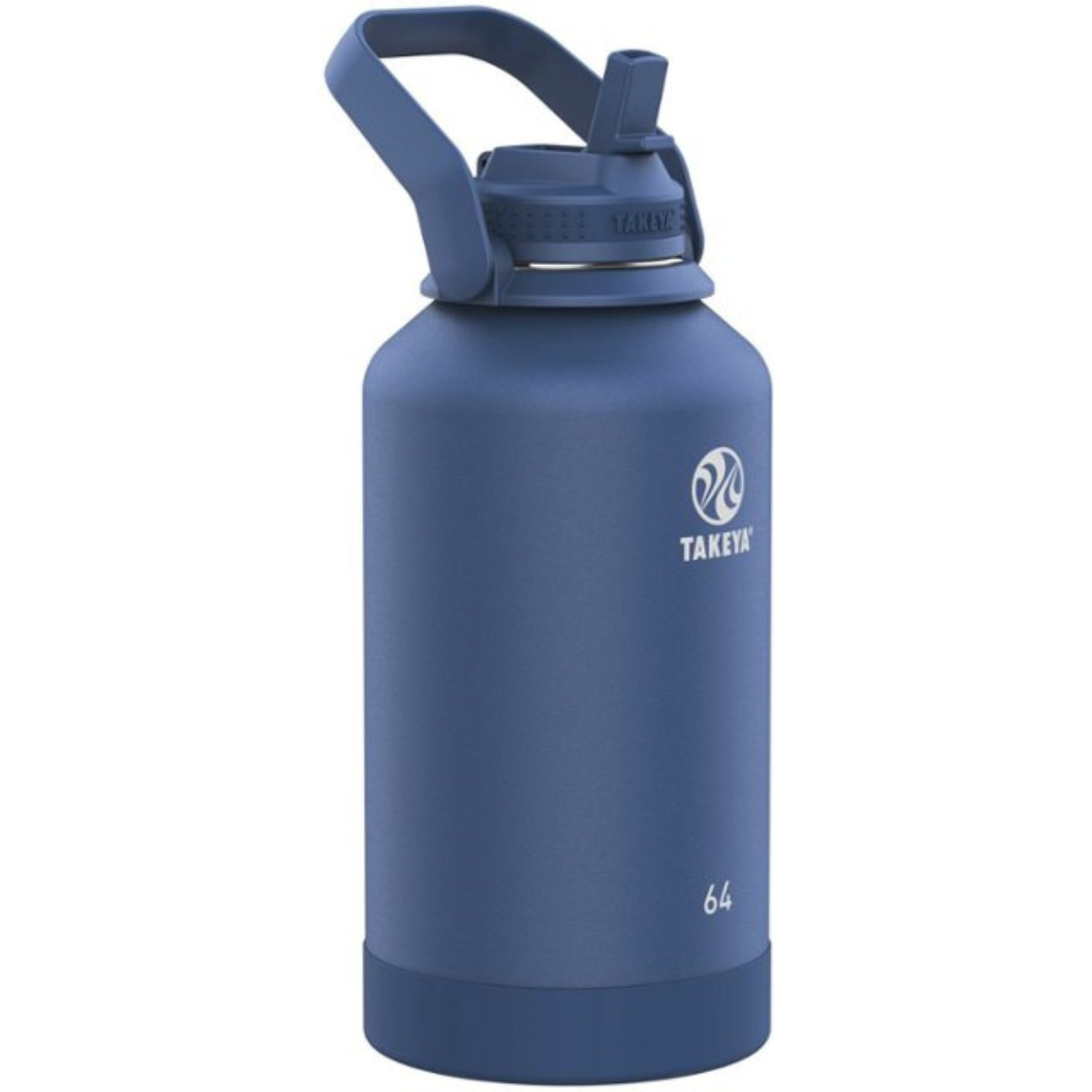 64-Oz Takeya Actives Insulated Stainless Steel Water Bottle W/ Spout Lid