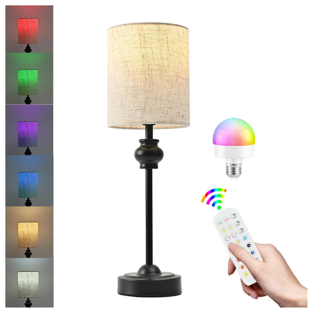 MoMyofdy Remote Control Cordless Table Lamp