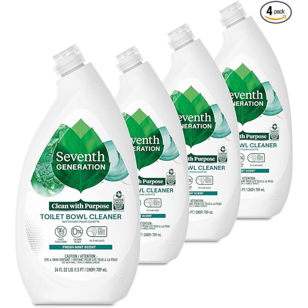 4-Pack 24-Oz Seventh Generation Toilet Bowl Cleaner (Fresh Mint)