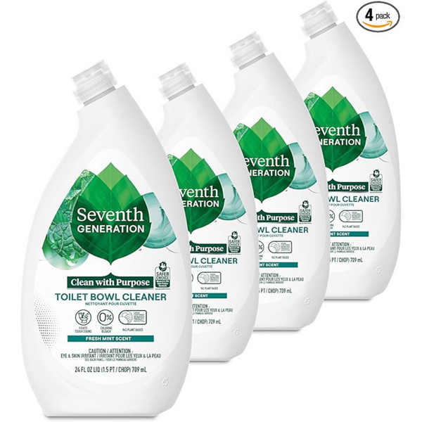 4-Pack 24-Oz Seventh Generation Toilet Bowl Cleaner (Fresh Mint)