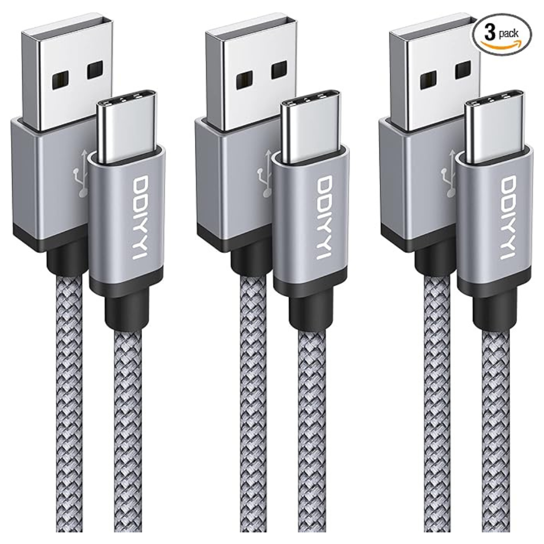 3-Pack USB C Charger Cable 10 Ft/3m