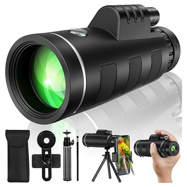 Monocular Telescope With Smartphone Adapter