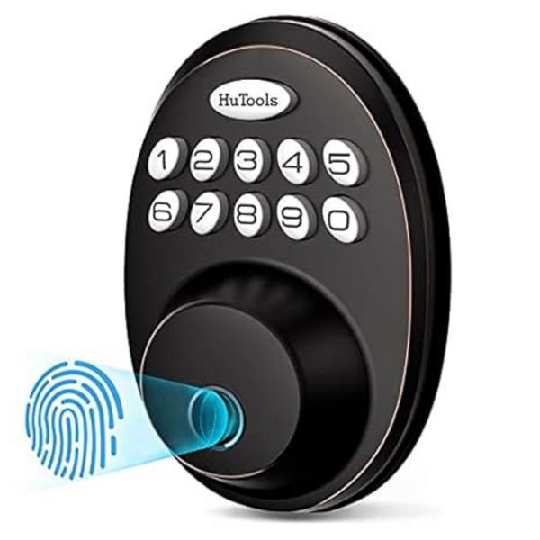 HuTools Fingerprint Keyless Entry Door Lock (2 Colors)