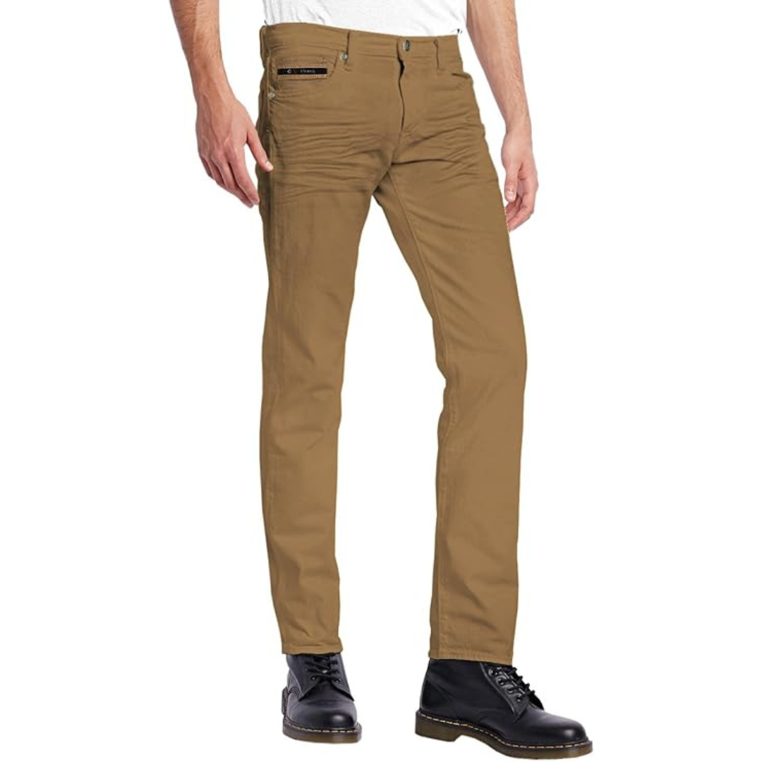 ETHANOL Men's Super Stretch Slim Fit Trousers