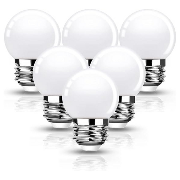 6-Pack Baczao LED Vanity Globe Light Bulb