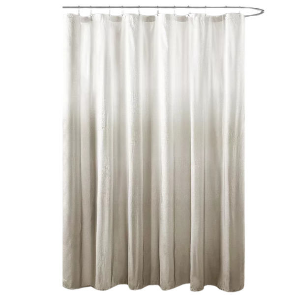 Madison Park Loire Ombre Printed Seersucker Shower Curtain (72" x 72")