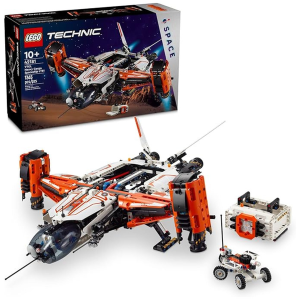 LEGO Technic VTOL Heavy Cargo Spaceship LT81 Vehicle Building Playset