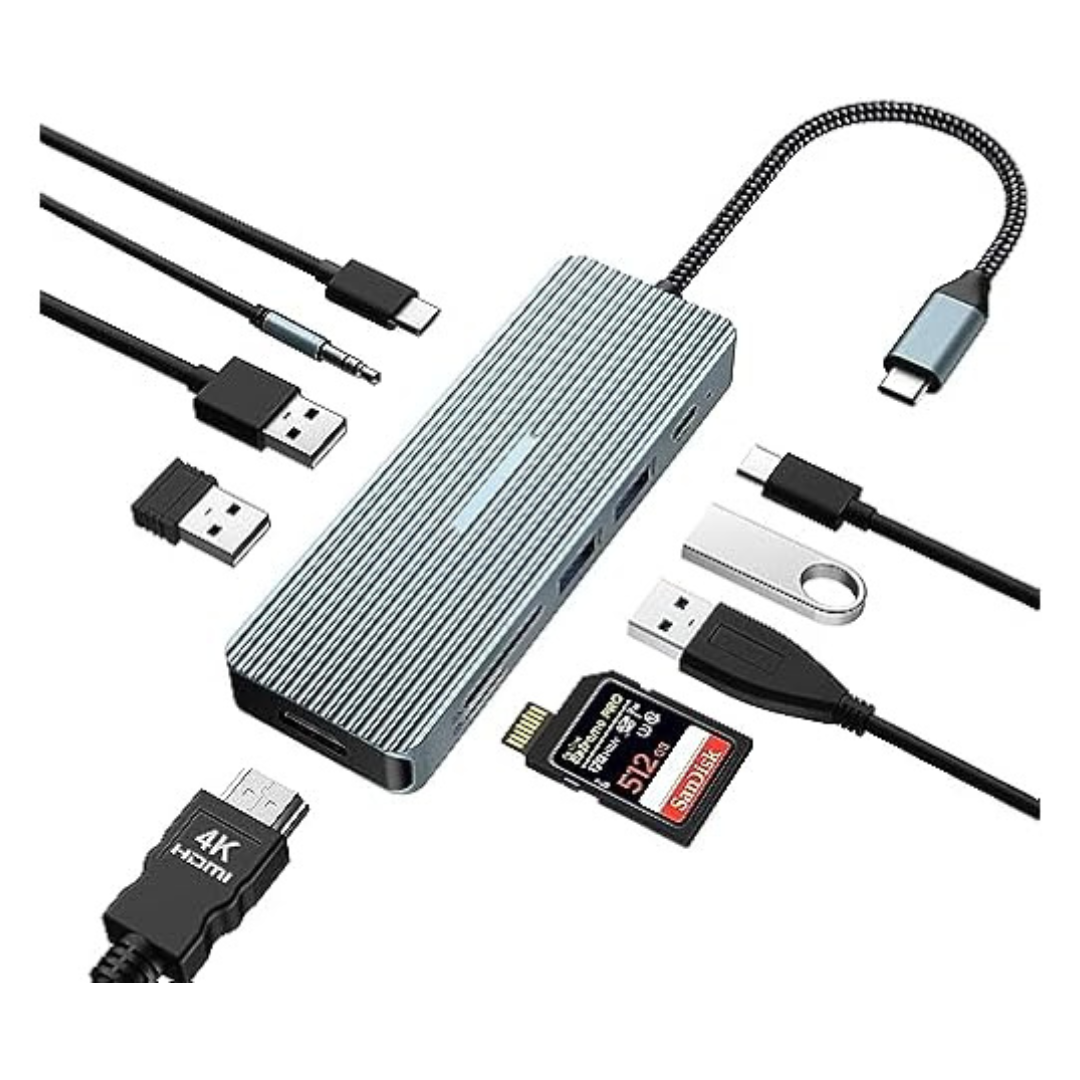 Tymyp 10 In 1 USB C Adapter