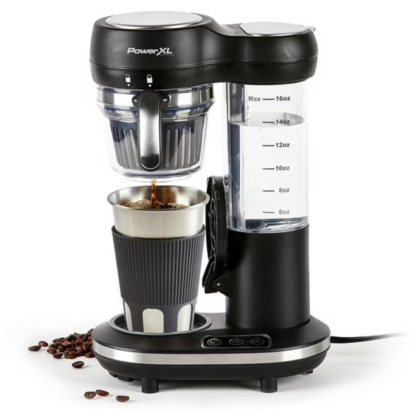 16oz PowerXL Grind And Go Plus Automatic Single-Serve Coffee Machine