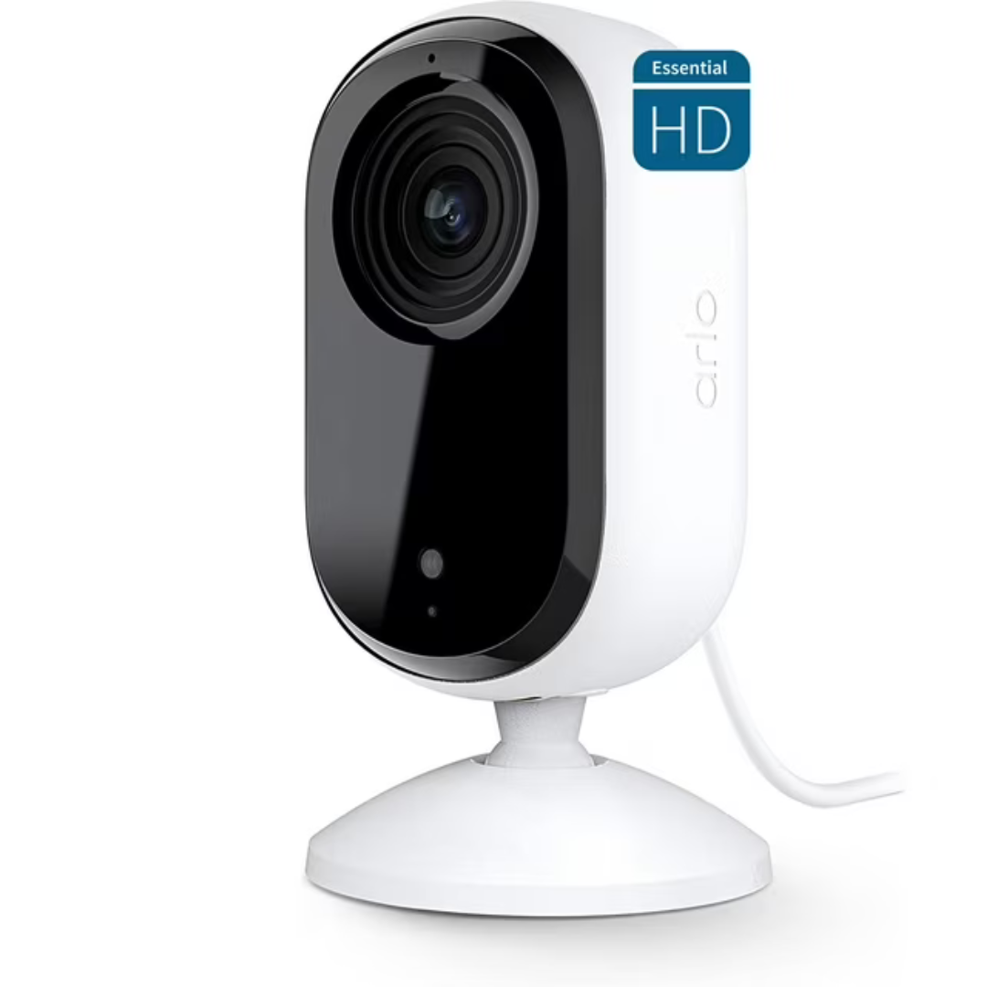 Arlo Essential Indoor Wired 1080p Security HD Camera (White)