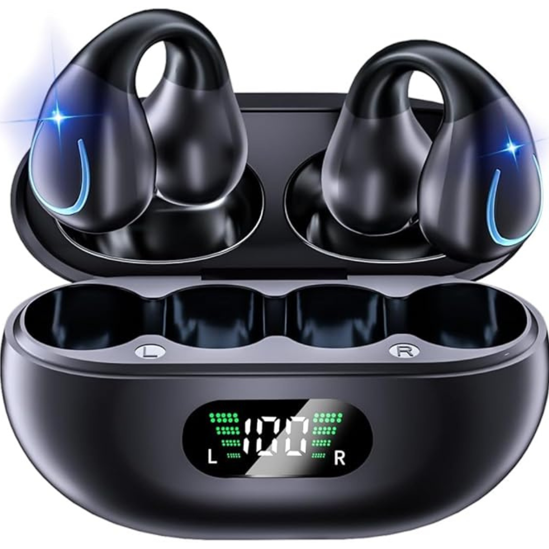 IPX7 Waterproof Open Ear Bone Conduction Wireless Earbuds