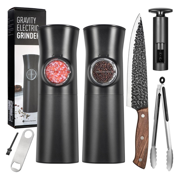 Gravity Electric Salt And Pepper Grinder Set