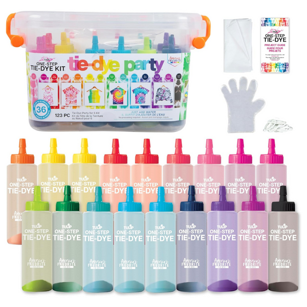 Tulip One-Step Tie-Dye Party 18 Pre-Filled Bottles