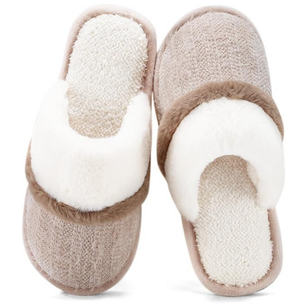 Women's Fuzzy Memory Foam Anti-Skid Sole House Shoes