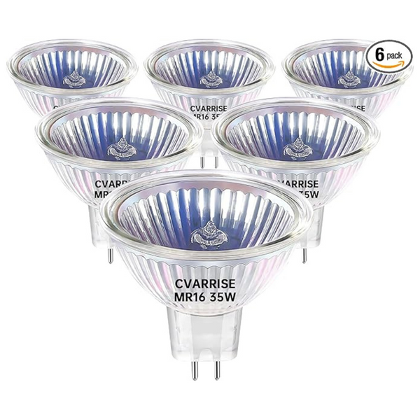 6-Pack MR16 35W Dimmable Halogen Light Bulbs