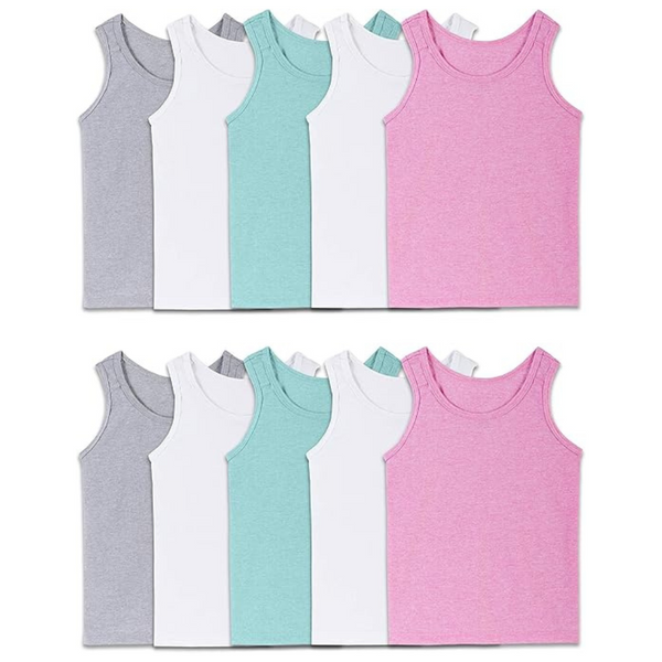 10-Pack Fruit of the Toddler Girls Tank