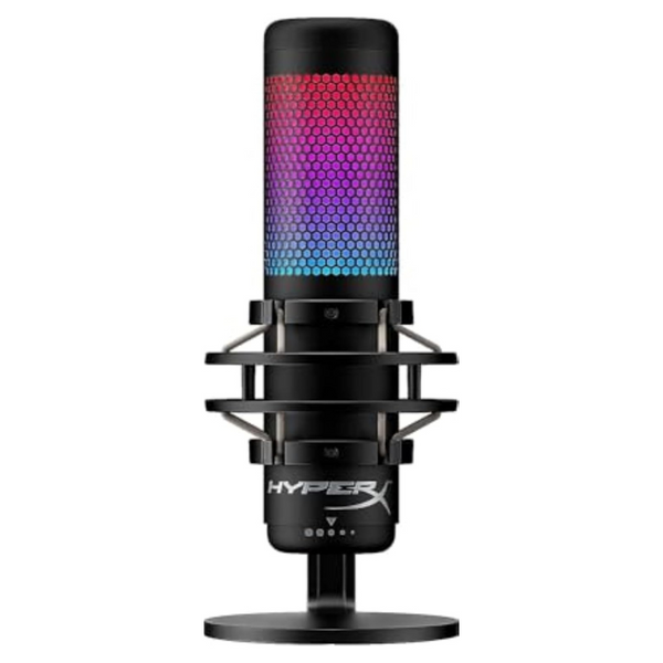 HyperX QuadCast S – RGB USB Condenser Microphone For PC, PS4, PS5 And Mac