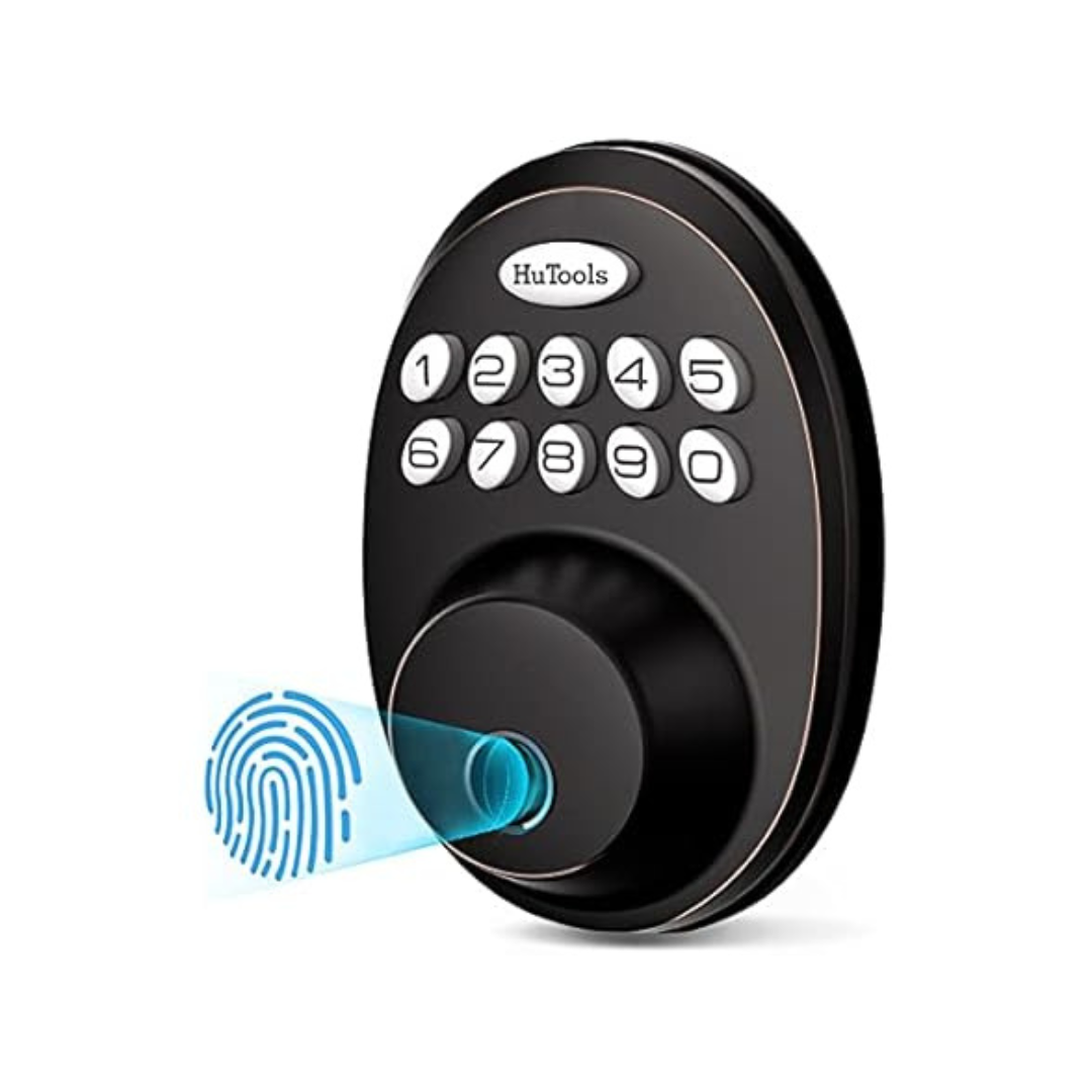 HuTools Fingerprint Keyless Entry Door Lock (2 Colors)