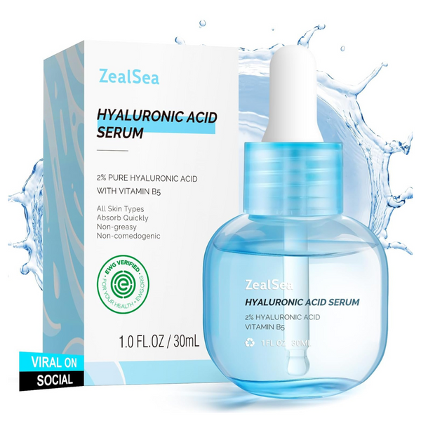 ZealSea Hyaluronic Acid With Vitamin B5 Face Serum (1 fl oz)