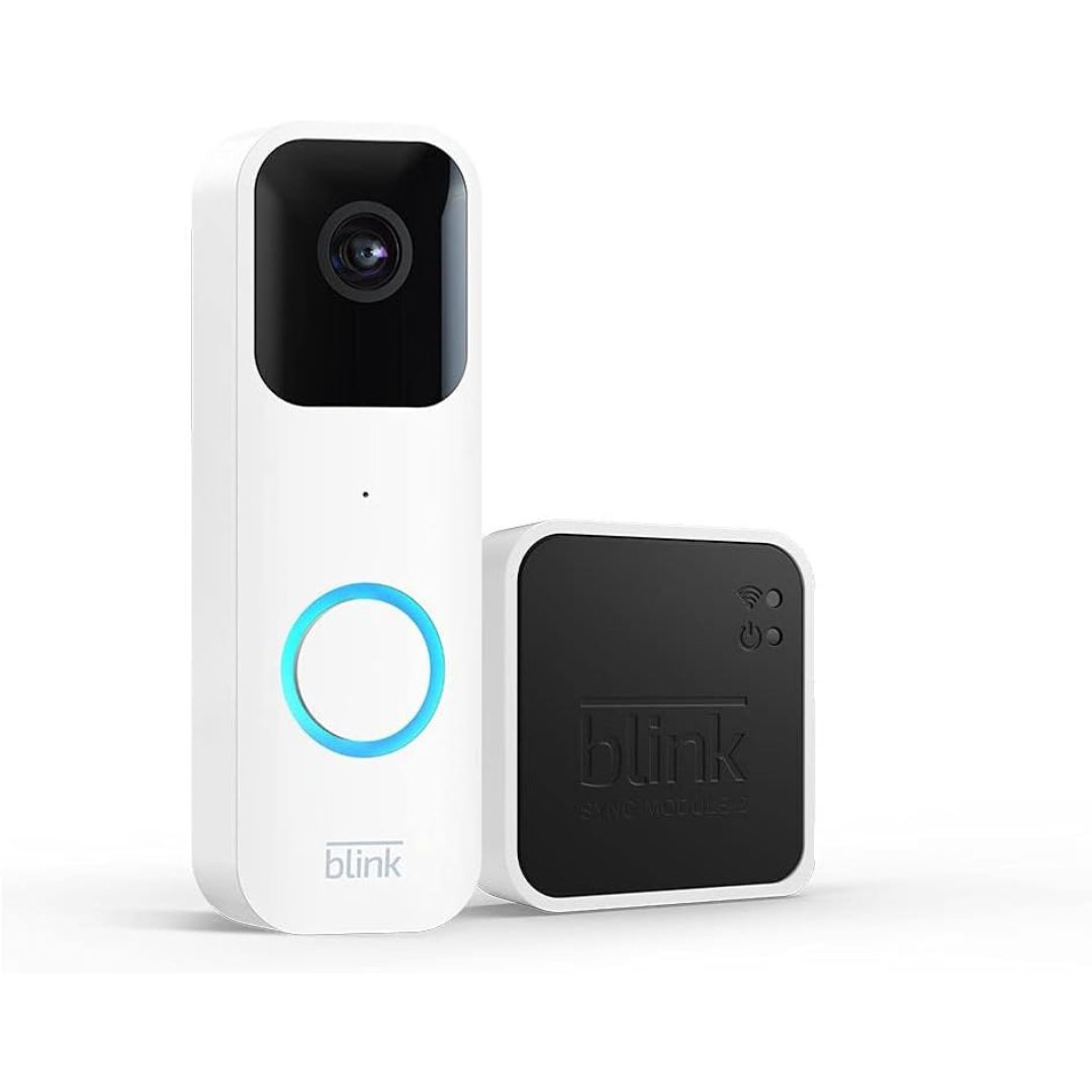 Blink Smart WiFi HD Video Doorbell + Sync Module 2