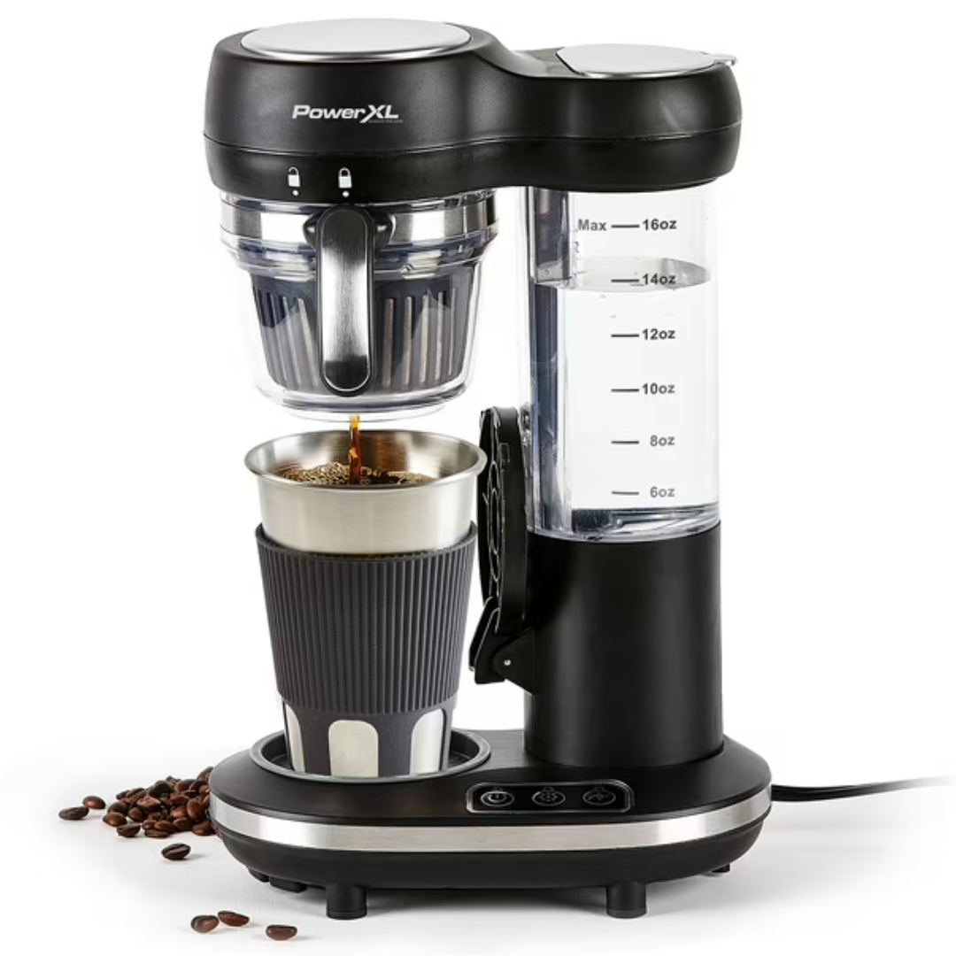 16oz PowerXL Grind Snd Go Plus Automatic Single-Serve Coffee Machine