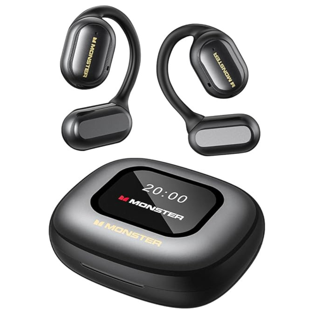 Monster Open Touch Pro 100 Open Ear Touch Screen Bluetooth Earbuds