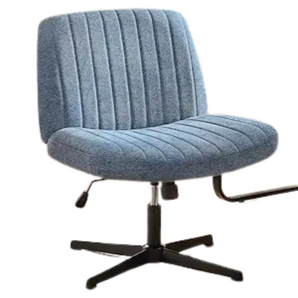 Sweetcrispy Height Adjustable Armless Office Desk Chair