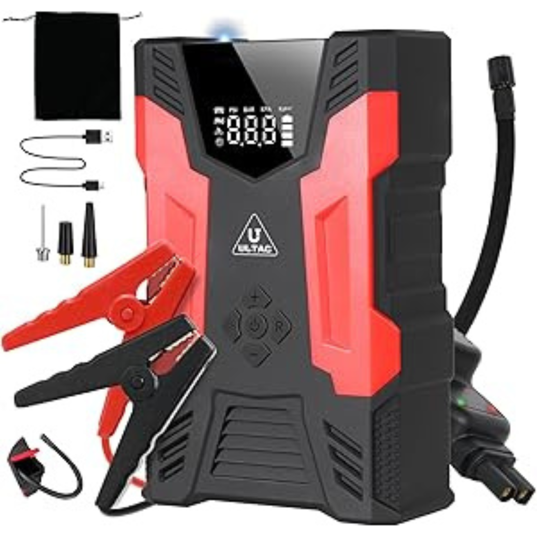 Ultac 4,000A Jump Starter With Air Compressor For Car Battery