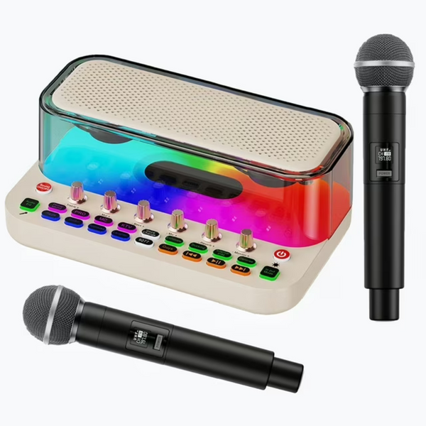 Jauyxian S1 Portable Retro Bluetooth Speaker Karaoke Machine