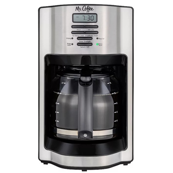 Mr. Coffee Rapid Brew 12-Cup Programmable Coffee Maker + $10 Kohls Cash