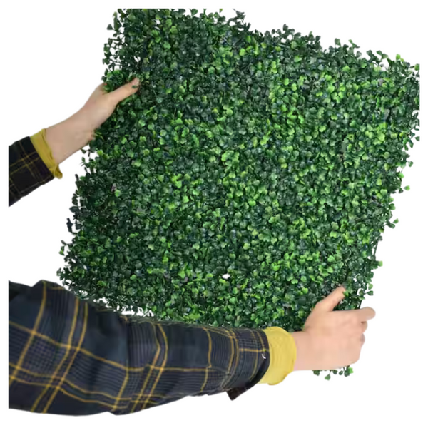 12- Piece 20" x 20" Artificial Boxwood Panels