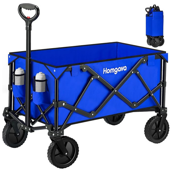 Heavy Duty Collapsible Large Garden Wagon Cart W/ Wheels (Various)