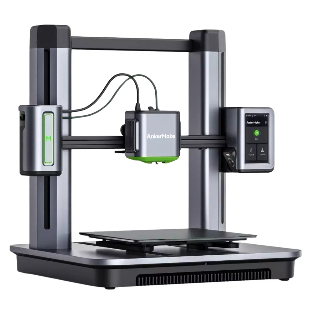 The AnkerMake M5 3D Printer With PLA+ Filament, Silicone Cover & Nozzle Kit [Certified Refurb]